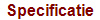 Specificatie
